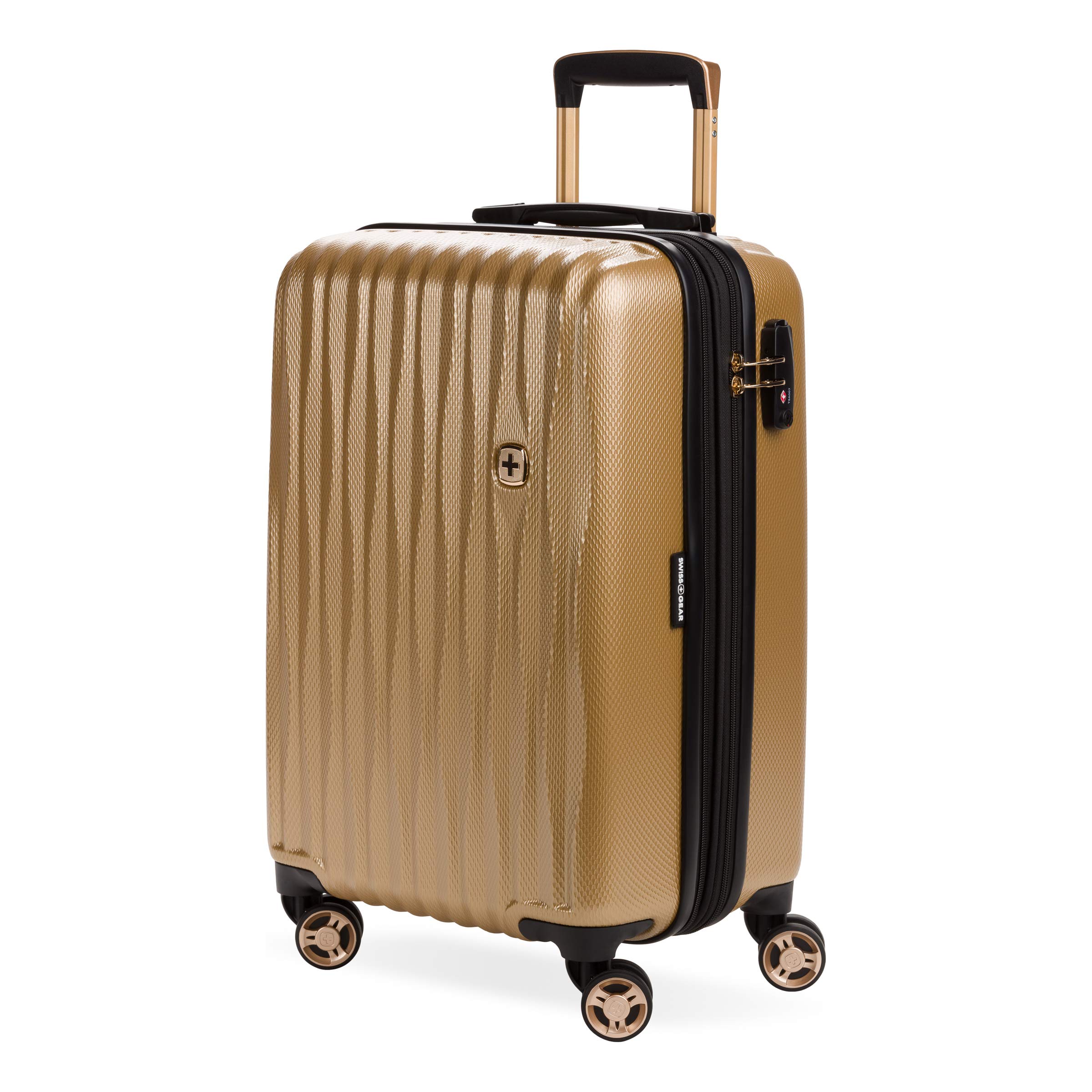 Foto 1 | Equipaje De Mano Swissgear 7272 Energie De 19 Pulgadas Con Spinner Gold - Venta Internacional.