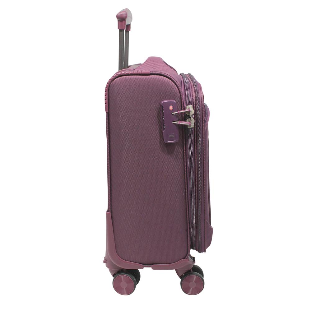 Foto 4 pulgar | Maleta De Cabina Jon 029 De Poliester 18'' Morado Purpura