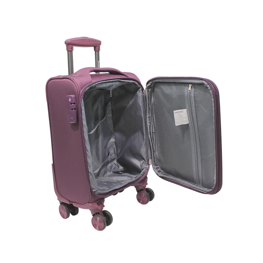 Foto 5 pulgar | Maleta De Cabina Jon 029 De Poliester 18'' Morado Purpura