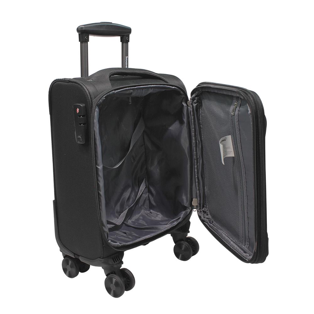 Foto 5 pulgar | Maleta De Cabina Jon 029 De Poliester 18'' Negra Negro