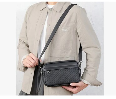 Foto 4 | Bandolera Hombres Crossbody Bolso Moderno Maletin Hombre