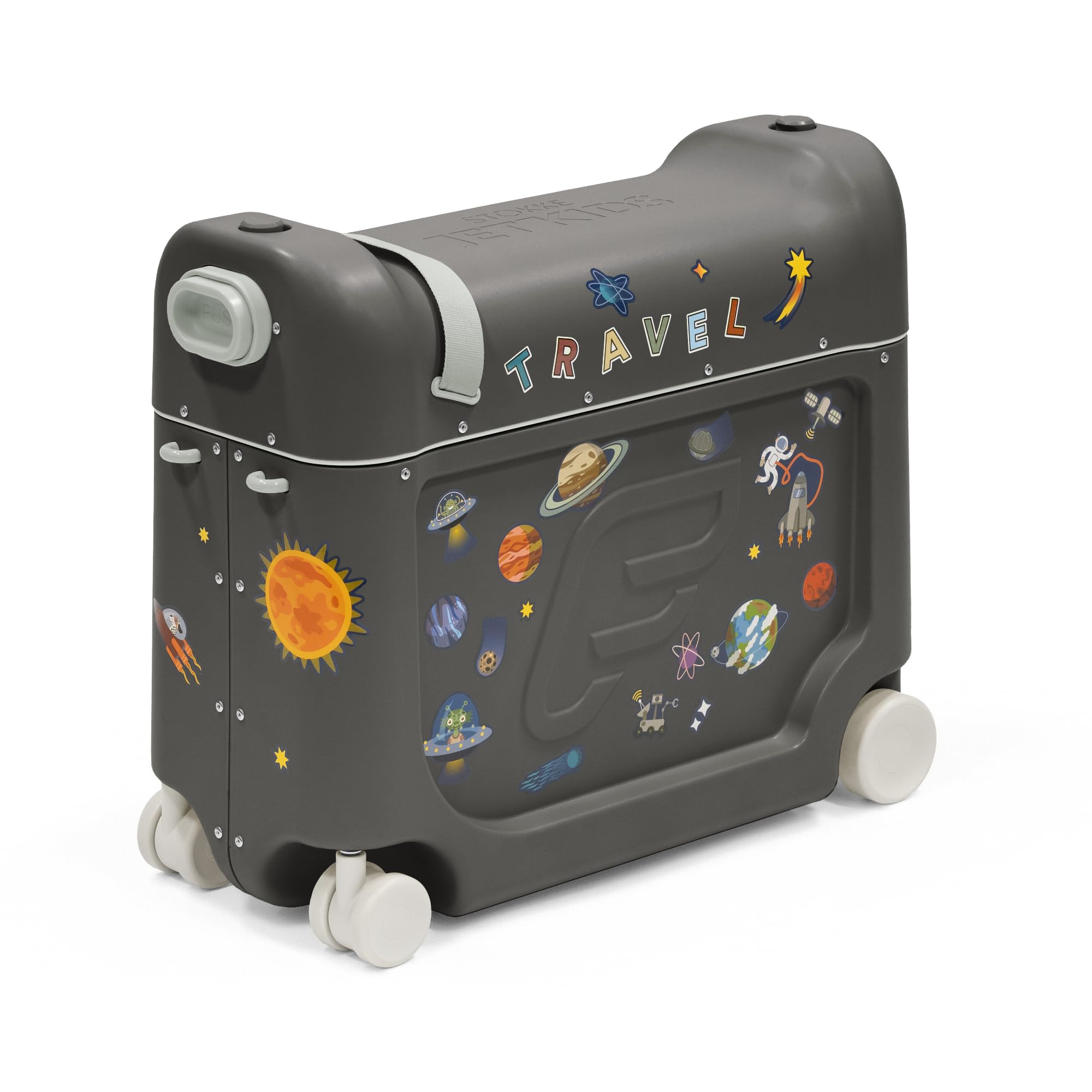 Foto 2 pulgar | Maleta Ride-on Stokke Jetkids Bedbox Para Niños De 2 A 7 Años  Color Gris Medianoche - Venta Internacional.