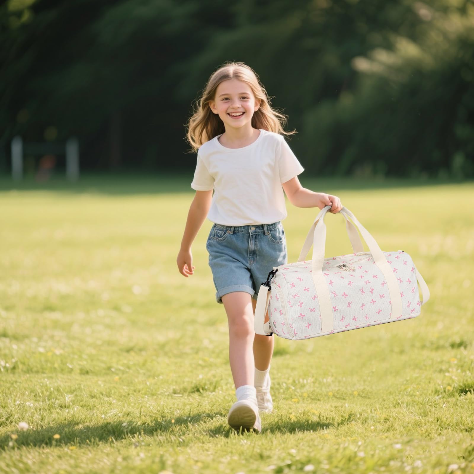 Foto 7 pulgar | Bolsa Deportiva Ledaou  Bolsa De Lona Deportiva Para Fin De Semana  Impermeable Para Niñas - Venta Internacional.