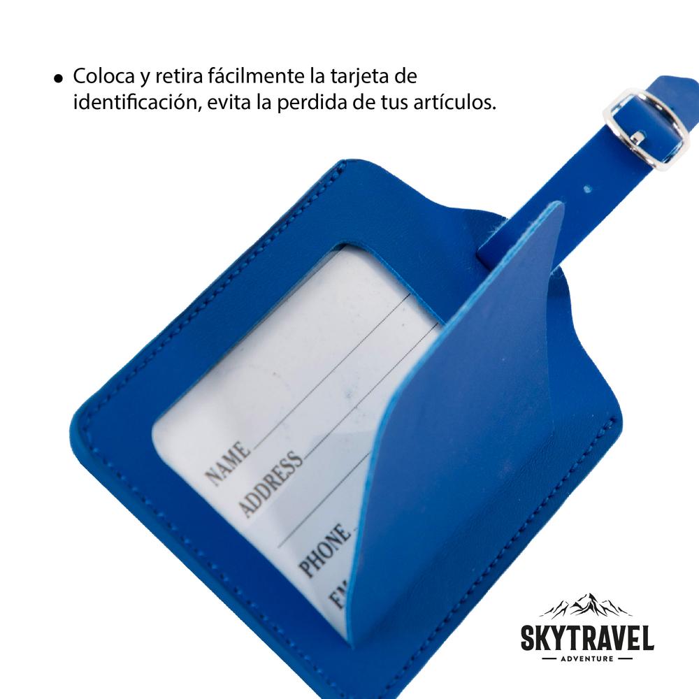 Foto 7 pulgar | Set De 4 Maletas Para Viaje Con Ruedas Rigidas Alta Calidad Azul