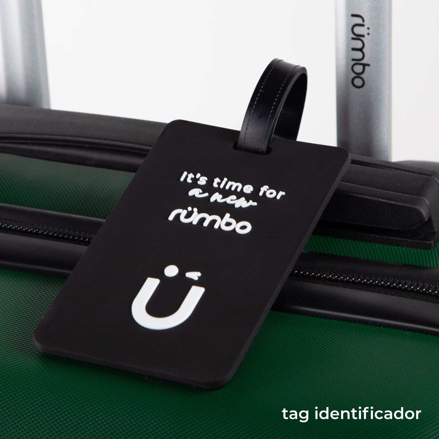 Foto 8 pulgar | Juego 3 Maletas de Viaje Rígidas Rumbo con Ruedas 360 Verde