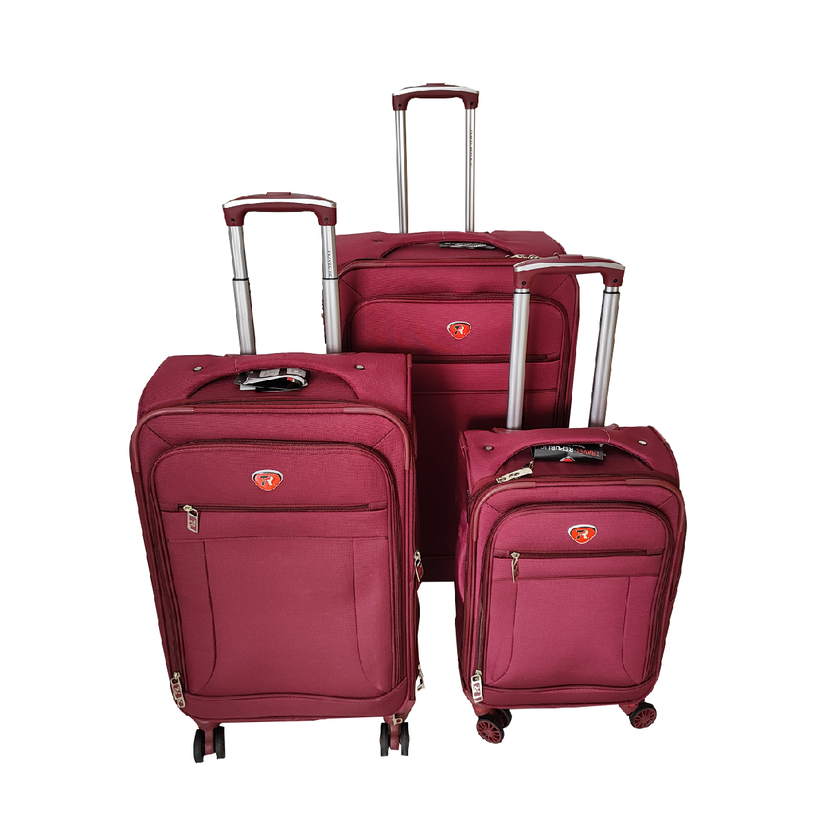 Set de 3 Maletas Travel Republic TRG-NY04BU Vino Expandibles