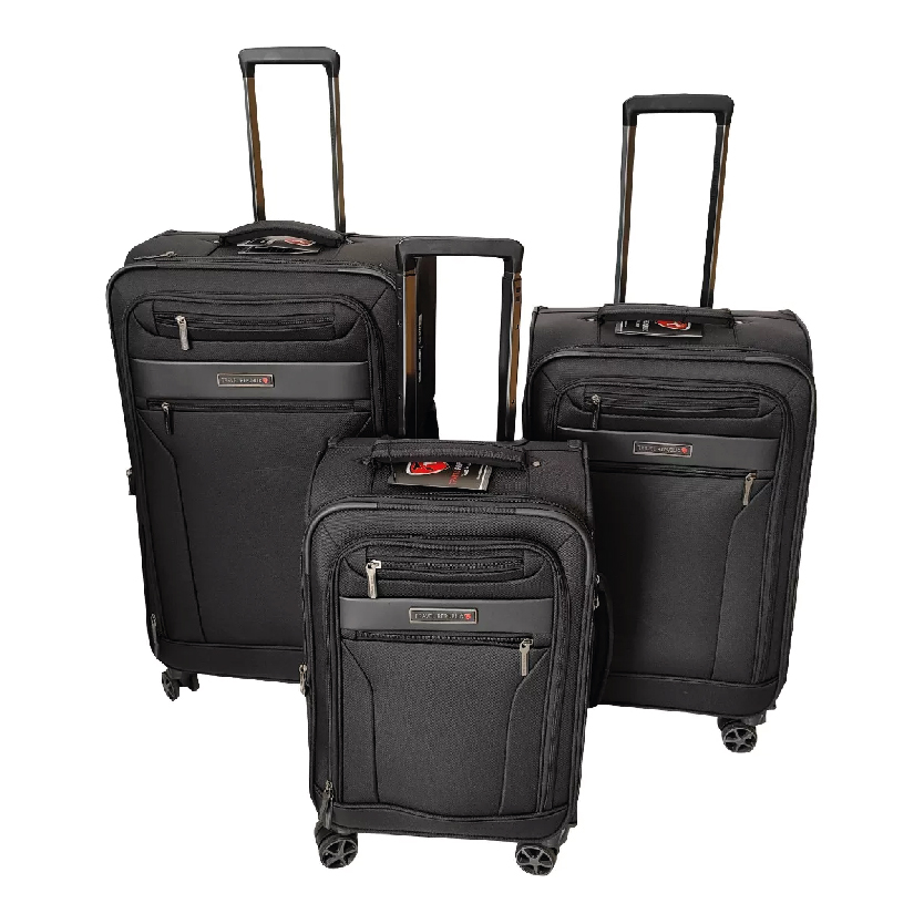 Foto 2 pulgar | Set de 3 Maletas Travel Republic TR-7502 Negras