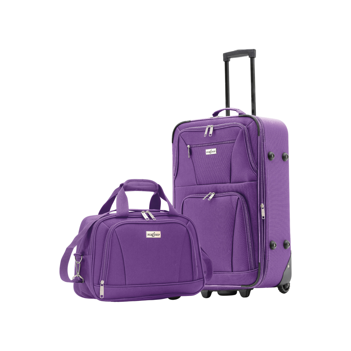 Juego de Maleta 20'' + Neceser 15'' Fly and Trip Medellín Maroados