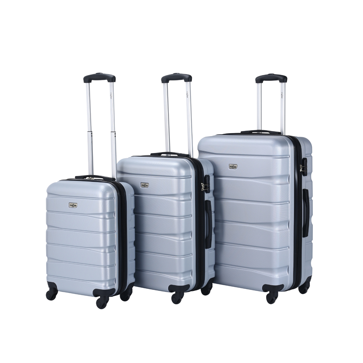 Juego de Maletas Fly & Trip Grises 3 Piezas