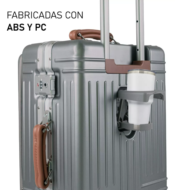 Foto 4 pulgar | Juego De 2 Maletas Y Mochila De Viaje Rollway Rw-lu03 Oro Rosado