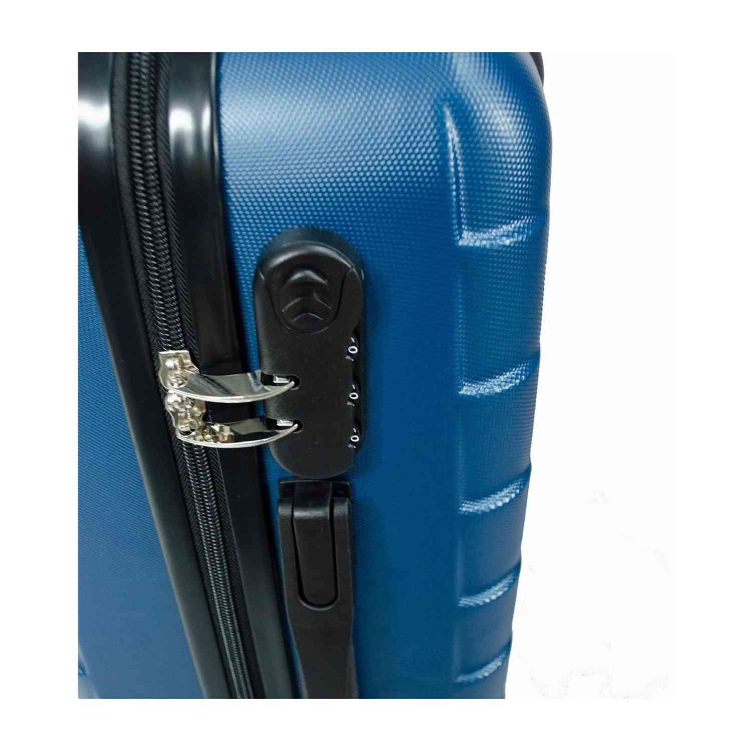 Foto 3 | Juego de Maletas Rack & Pack Set 3 Maleta Rígidas Azules con Ruedas