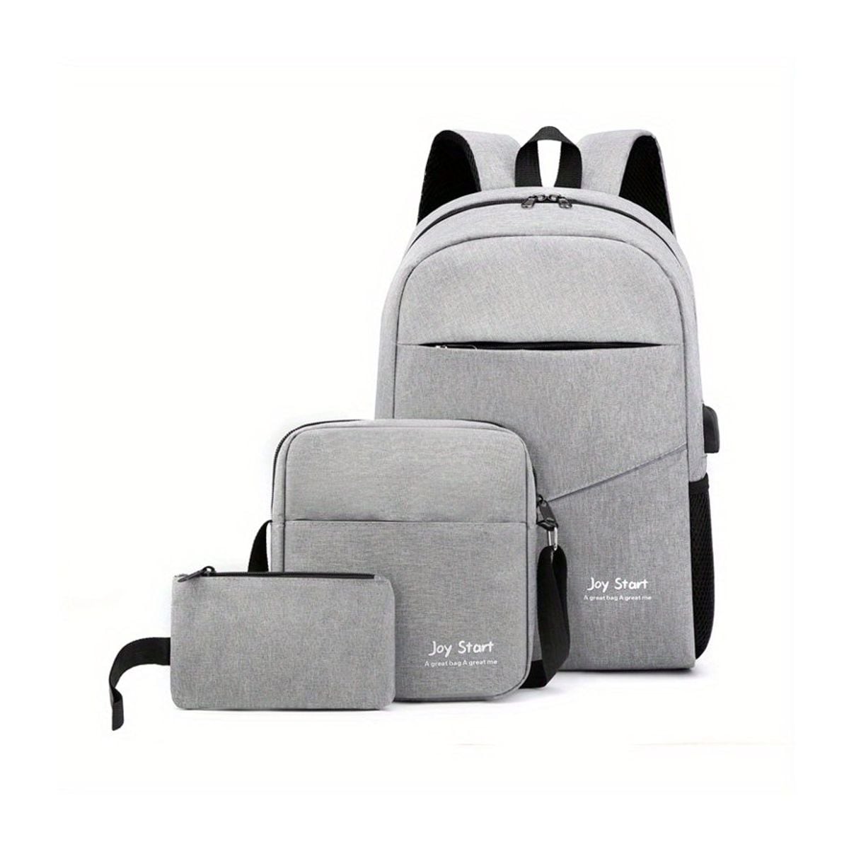 Kit De Mochilas De Uso En Oficina O Escolar Con Compartimento Para Laptop Gris Coppel Com