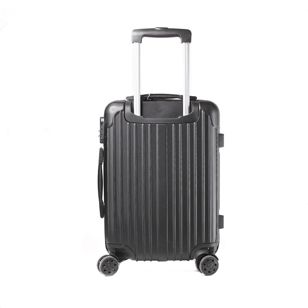 Foto 4 | Set Maletas De Cabina Y Neceser Jon 5832 3 Piezas Negro Negro