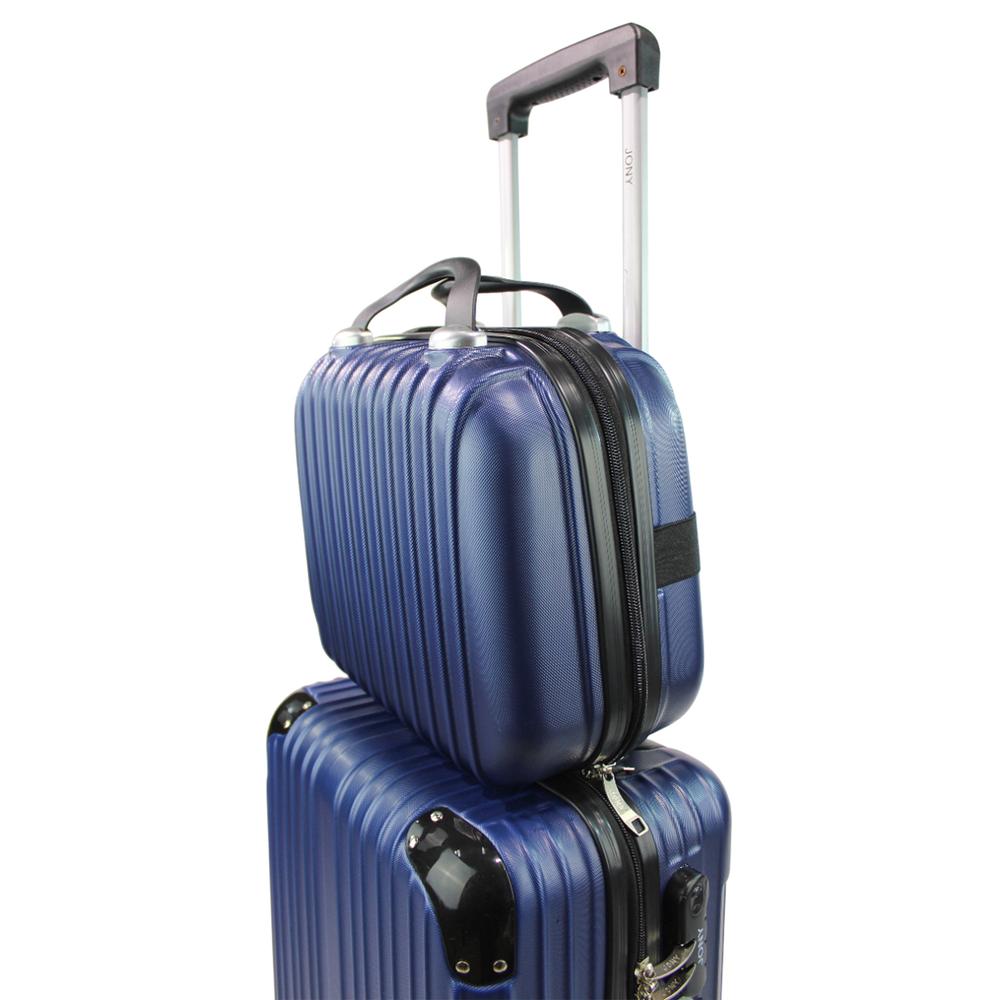 Foto 5 | Set Maletas De Cabina Y Neceser Jon 5832 3 Piezas Azul Azul