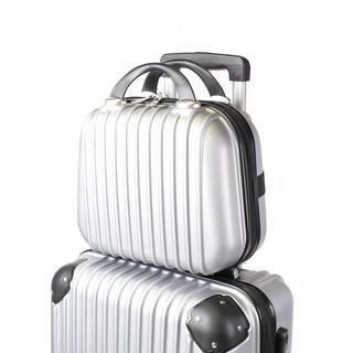 Foto 6 | Set Maletas De Cabina Y Neceser Jon 5832 3 Piezas Plata Plateado