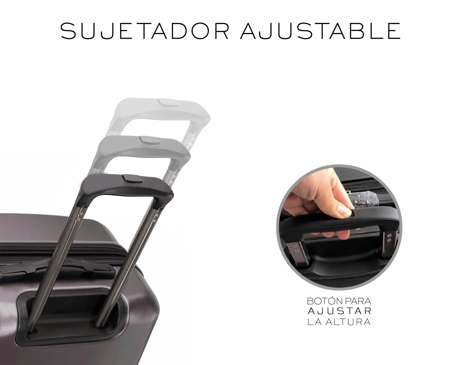 Foto 5 pulgar | Set de 4 Maletas Rígidas con Ruedas Giratorias Basitex  Cafés