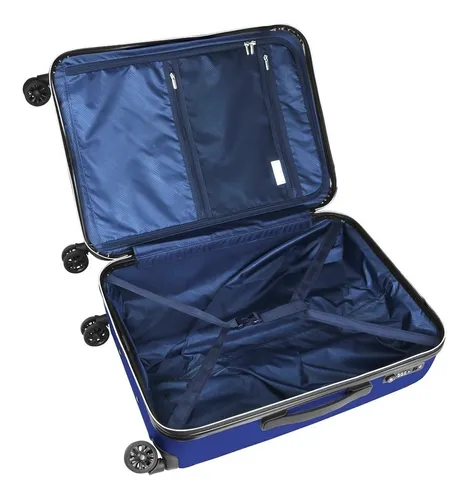 Foto 5 | Set de Maletas con Ruedas Sqbags Azules 3 Piezas