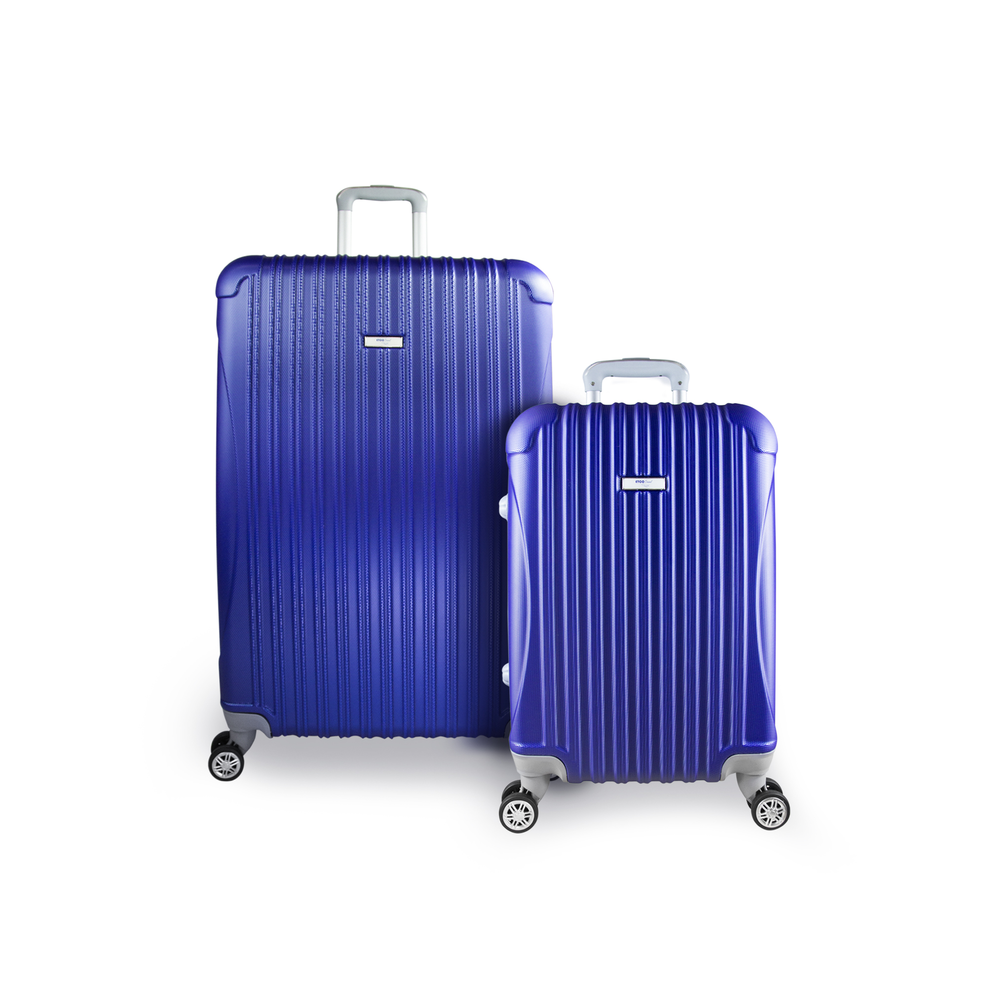 Foto 1 | Set de Maletas para Viaje Ultra Resistente 4 Ruedas 360 de 19 y 24 Pulgadas Etco Travel