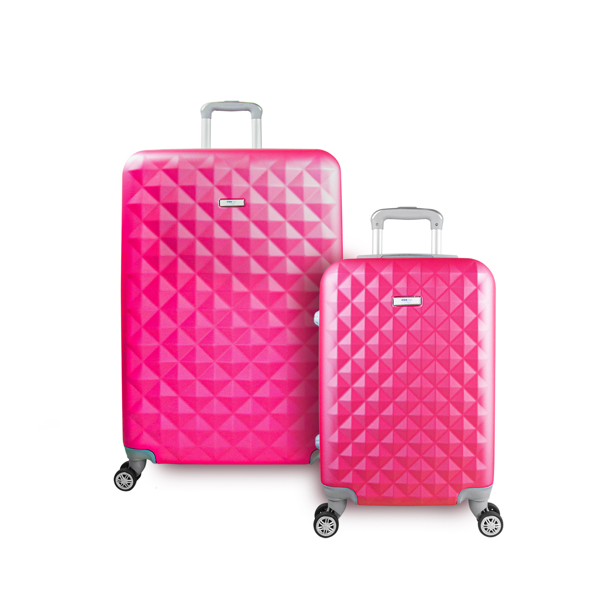 Set de Maletas para Viaje Ultra Resistente 4 Ruedas 360 de 19 y 24 Pulgadas Etco Travel
