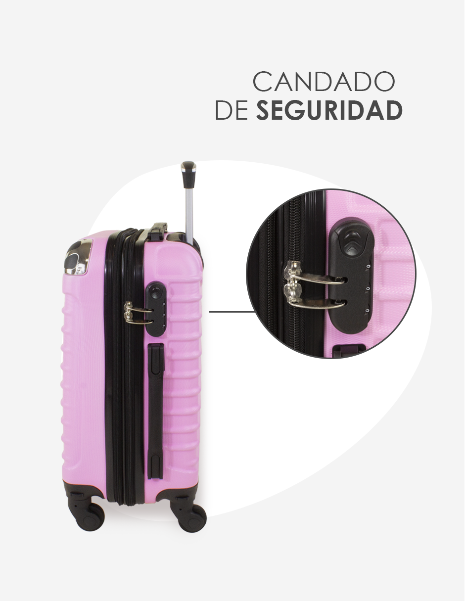 Foto 5 pulgar | Set De Maletas + Neceser Etco Travel  Llantas Desmontables 360 Y Cierre Expandible