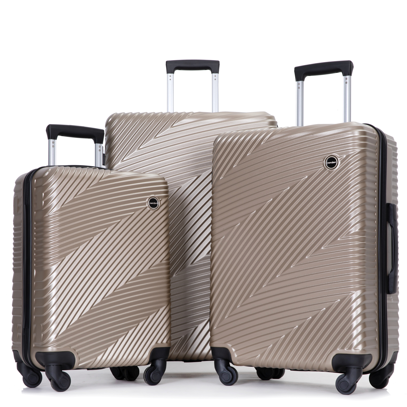 Set Juego De 3 Maletas Rigidas 20 24 Y 28 Pulgadas Ultraresistentes Con Ruedas Giratorias