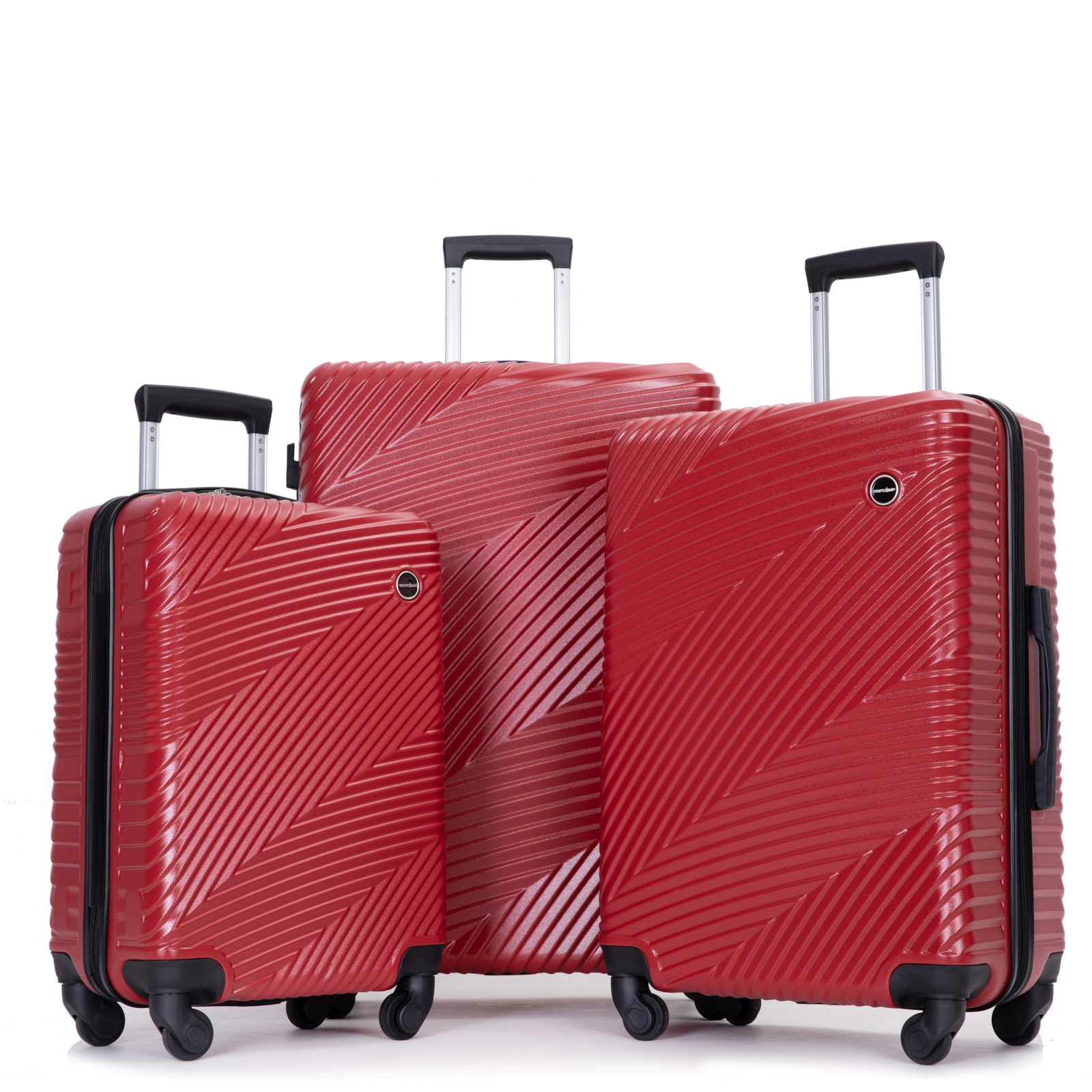 Set Juego De 3 Maletas Rigidas 20 24 Y 28 Pulgadas Ultraresistentes Con Ruedas Giratorias