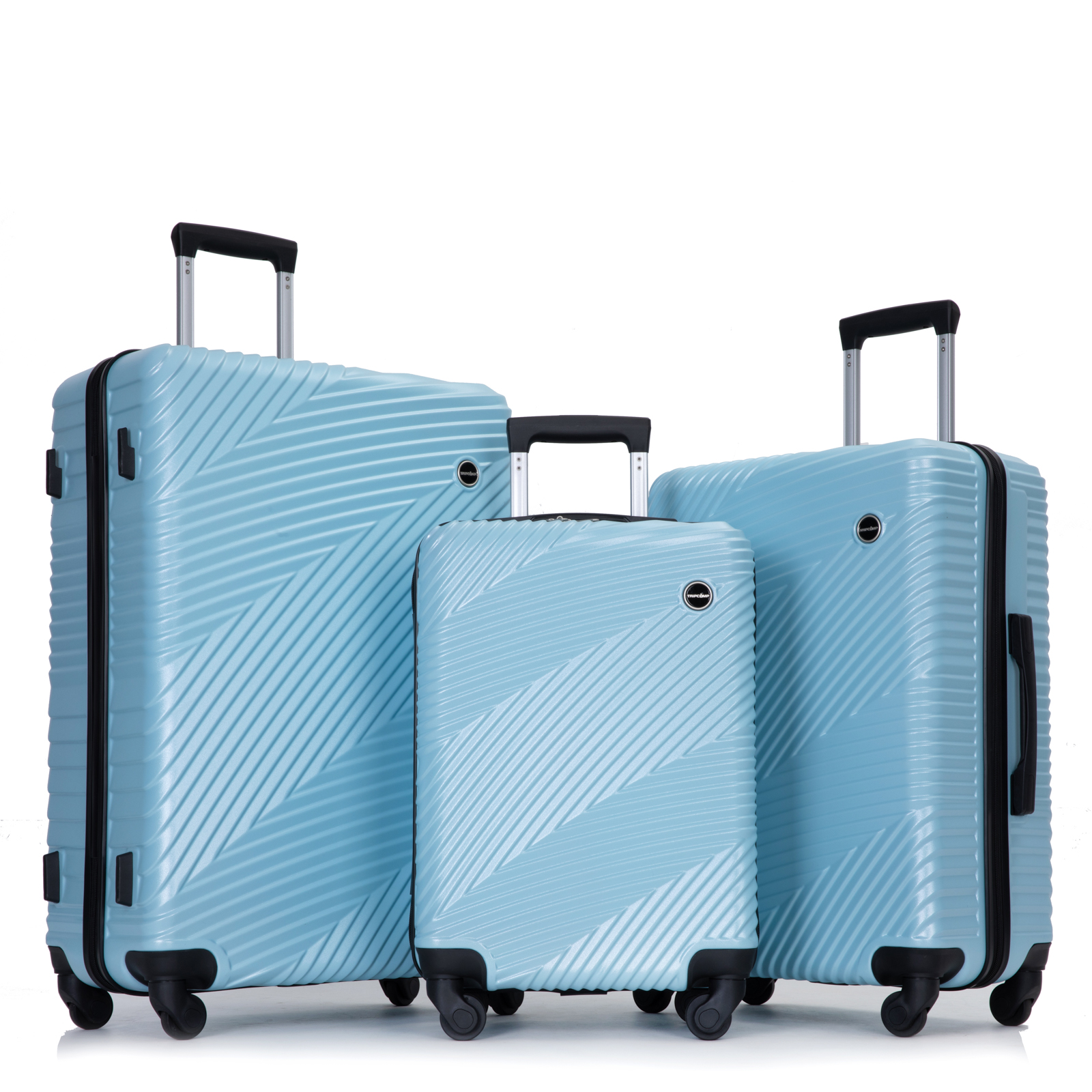Set Juego De 3 Maletas Rigidas 20 24 Y 28 Pulgadas Ultraresistentes Con Ruedas Giratorias