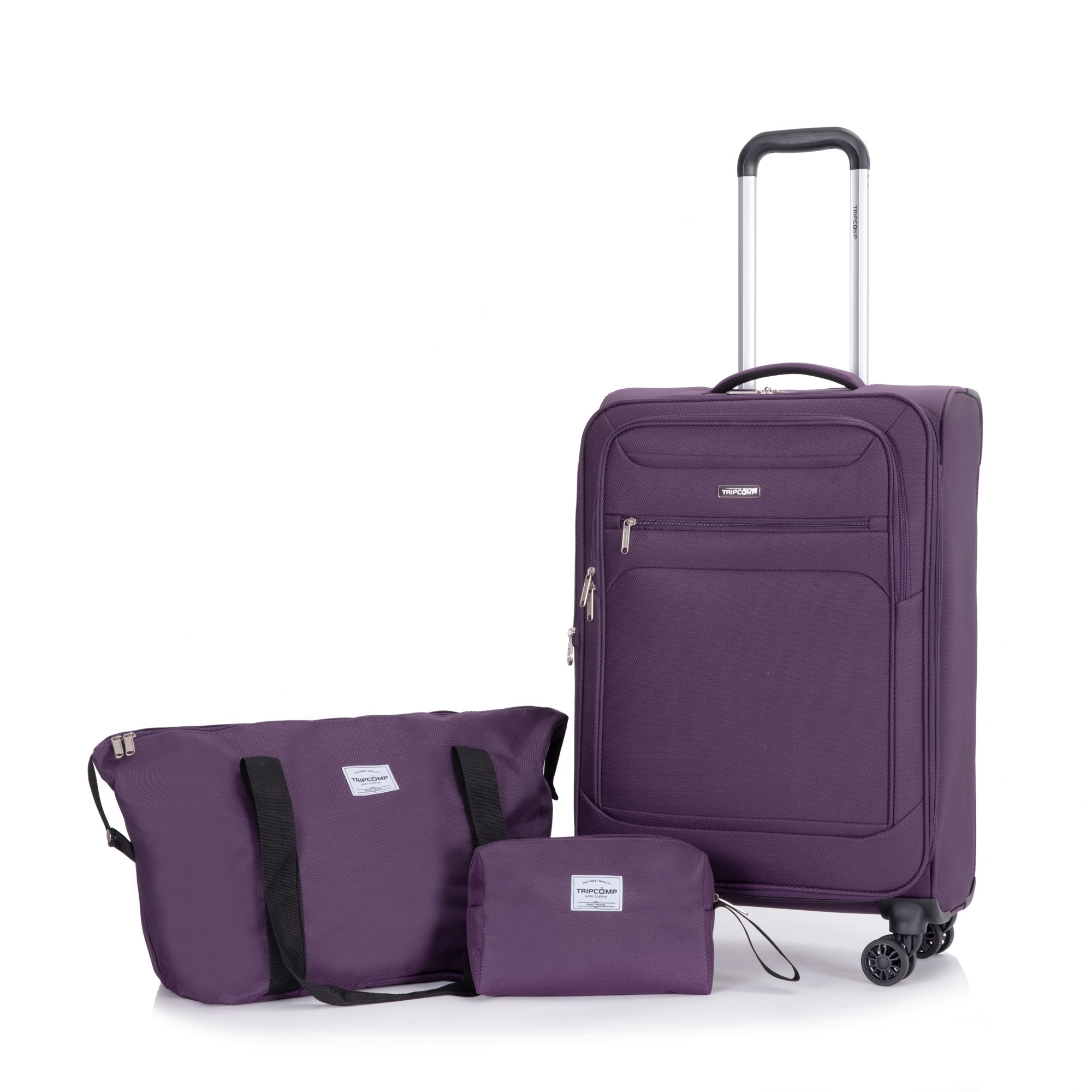 Foto 1 | Juego Set De Equipaje 3 Piezas Maleta De Mano 18 Pulgadas Bolsa De Viaje Ruedas Dobles Giratorias