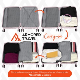 Foto 7 | Maletas de Viaje Carry-on de Mano 10kg Bella Rígida 2 Pack 20 y 16 Pulgadas con Llantas Desmontables