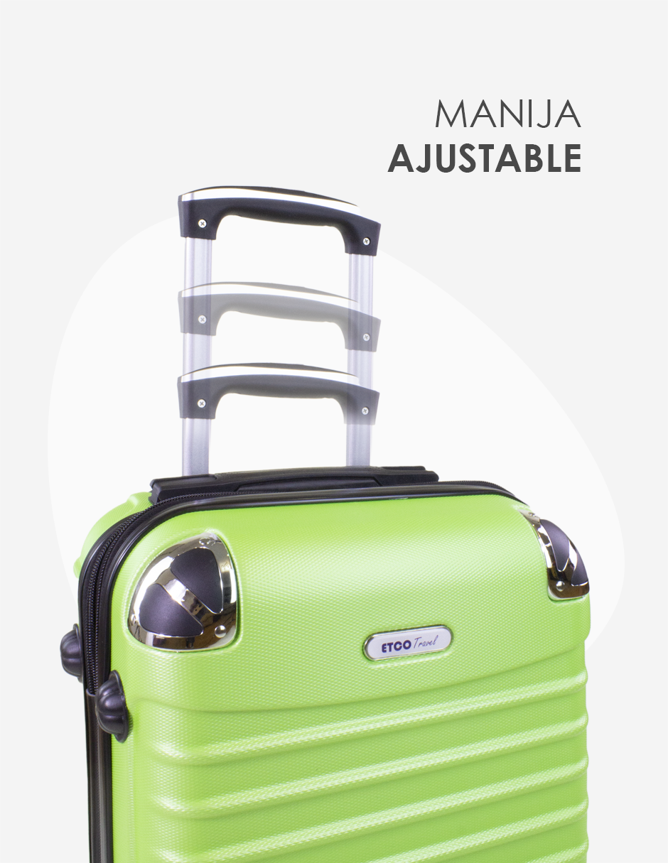 Foto 4 | Juego de Maleta Etco Travel Verde 2 Piezas