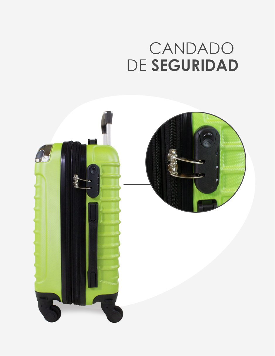 Foto 7 pulgar | Juego de Maleta Etco Travel Verde 2 Piezas