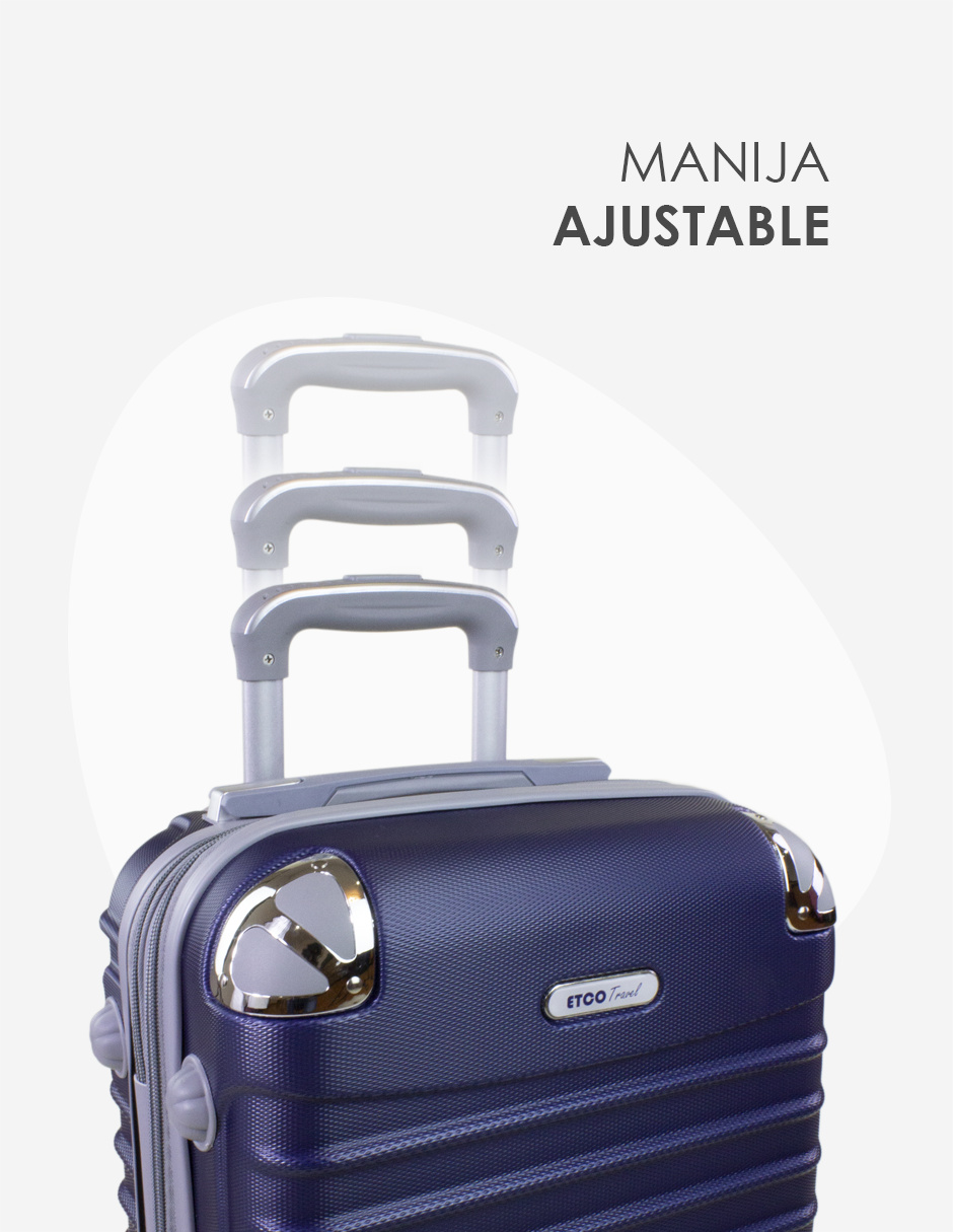 Foto 5 | Juego de Maleta Etco Travel Azul Marino 2 Piezas