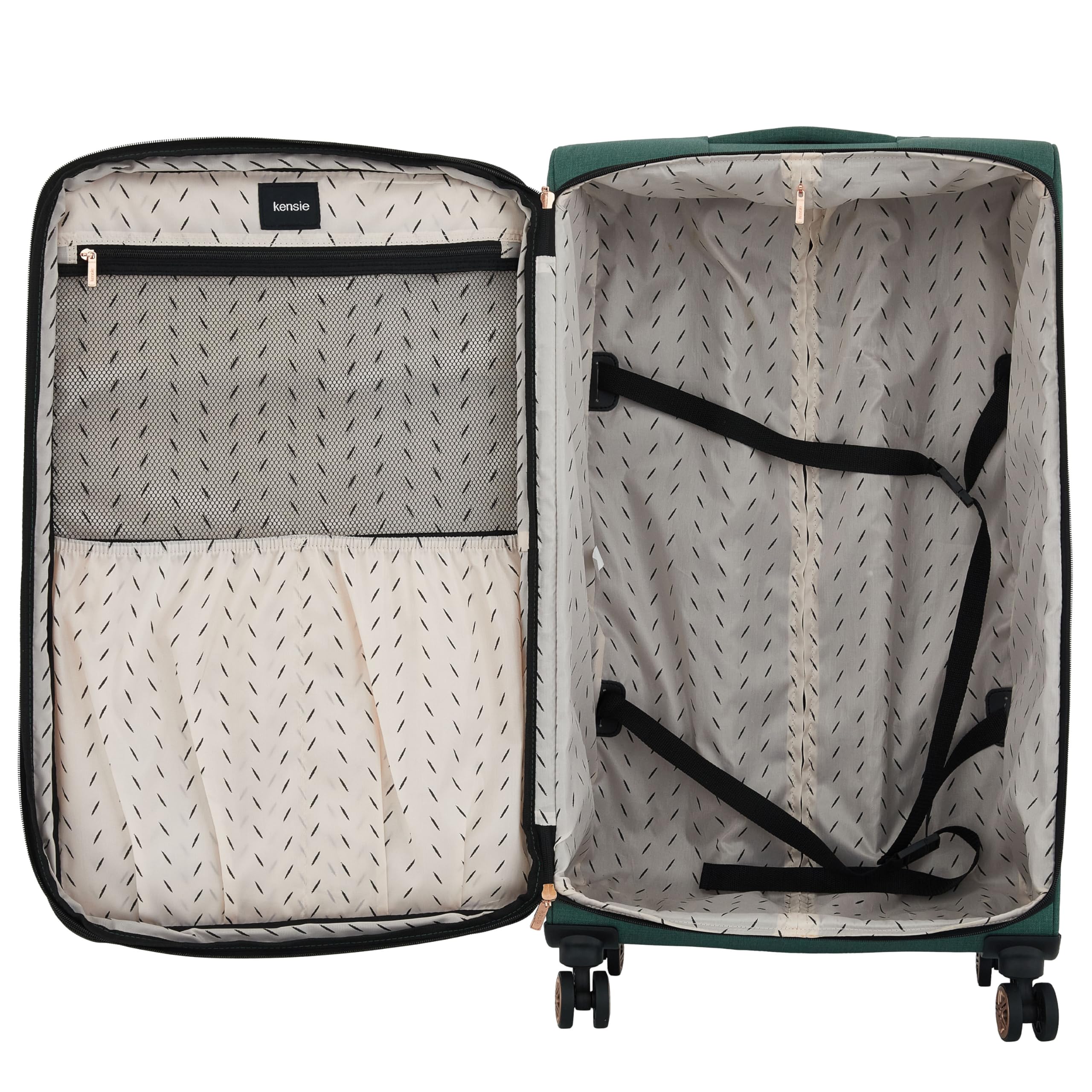 Foto 5 | Juego de Maletas Kensie Hudson Softside Spinner 3 Piezas - Venta Internacional