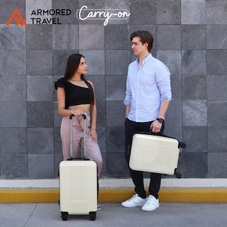 Foto 2 | Maleta De Viaje Rígida Carry On De Mano Chess Cabina Rosa 20 Pulgadas 10 Kg Abs Doble Refuerzo Con Candado Alta Seguri