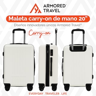 Foto 5 | Maleta De Viaje Rígida Carry On De Mano Chess Cabina Rosa 20 Pulgadas 10 Kg Abs Doble Refuerzo Con Candado Alta Seguri