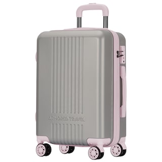 Foto 1 | Maleta De Viaje Rígida Carry On De Mano Andrea Cabina Rosa 20 Pulgadas 10 Kg Abs Doble Refuerzo Con Candado Alta Segu