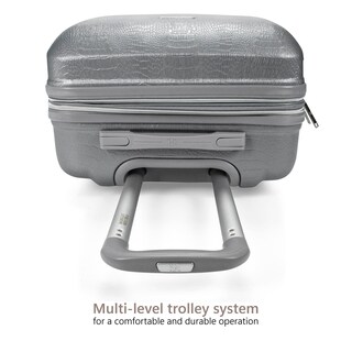 Foto 3 | Juego Expandible Luggage Badgley Mischka De Piel De Serpiente De 3 Piezas - Venta Internacional.