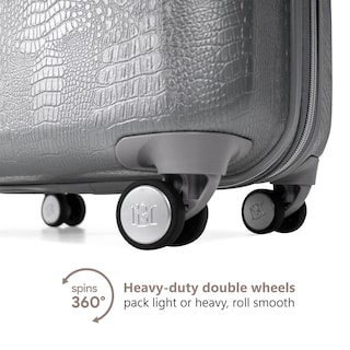 Foto 4 | Juego Expandible Luggage Badgley Mischka De Piel De Serpiente De 3 Piezas - Venta Internacional.