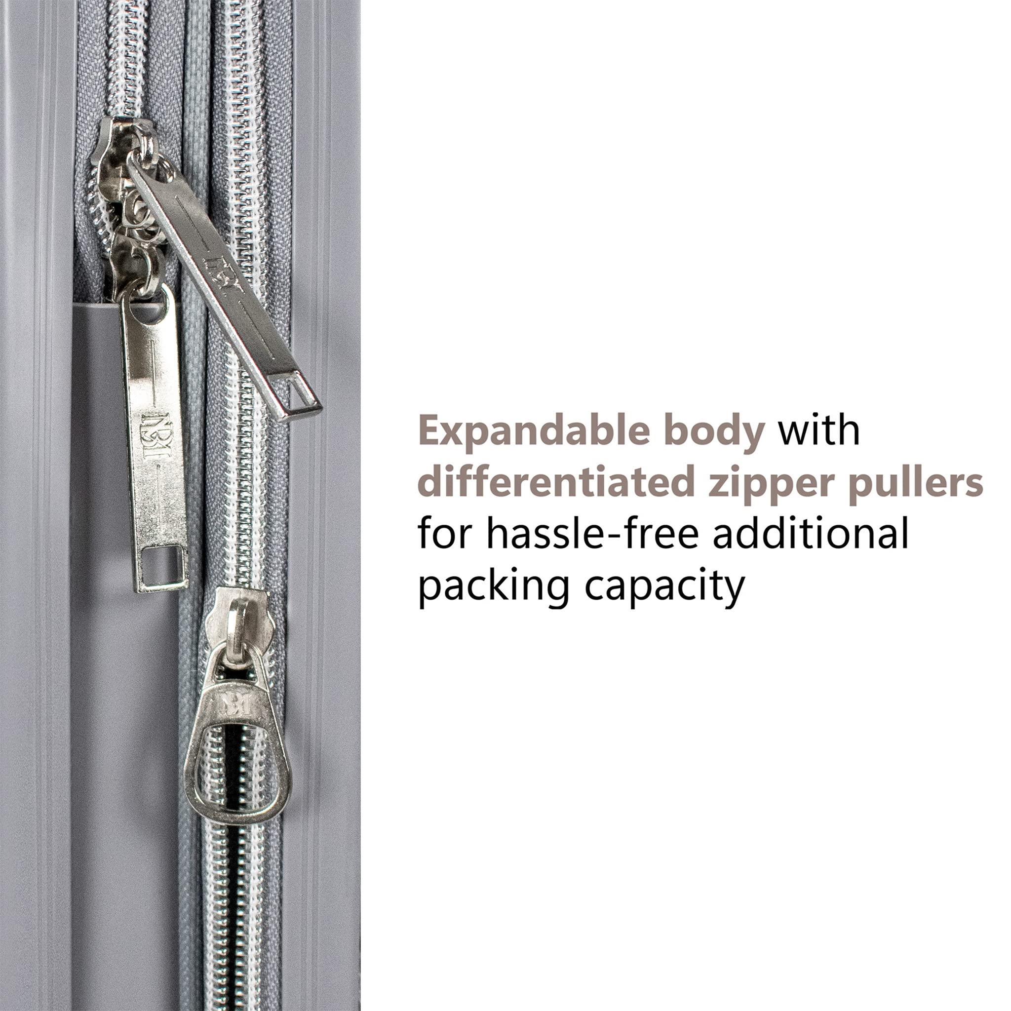 Foto 6 pulgar | Juego Expandible Luggage Badgley Mischka De Piel De Serpiente De 3 Piezas - Venta Internacional.