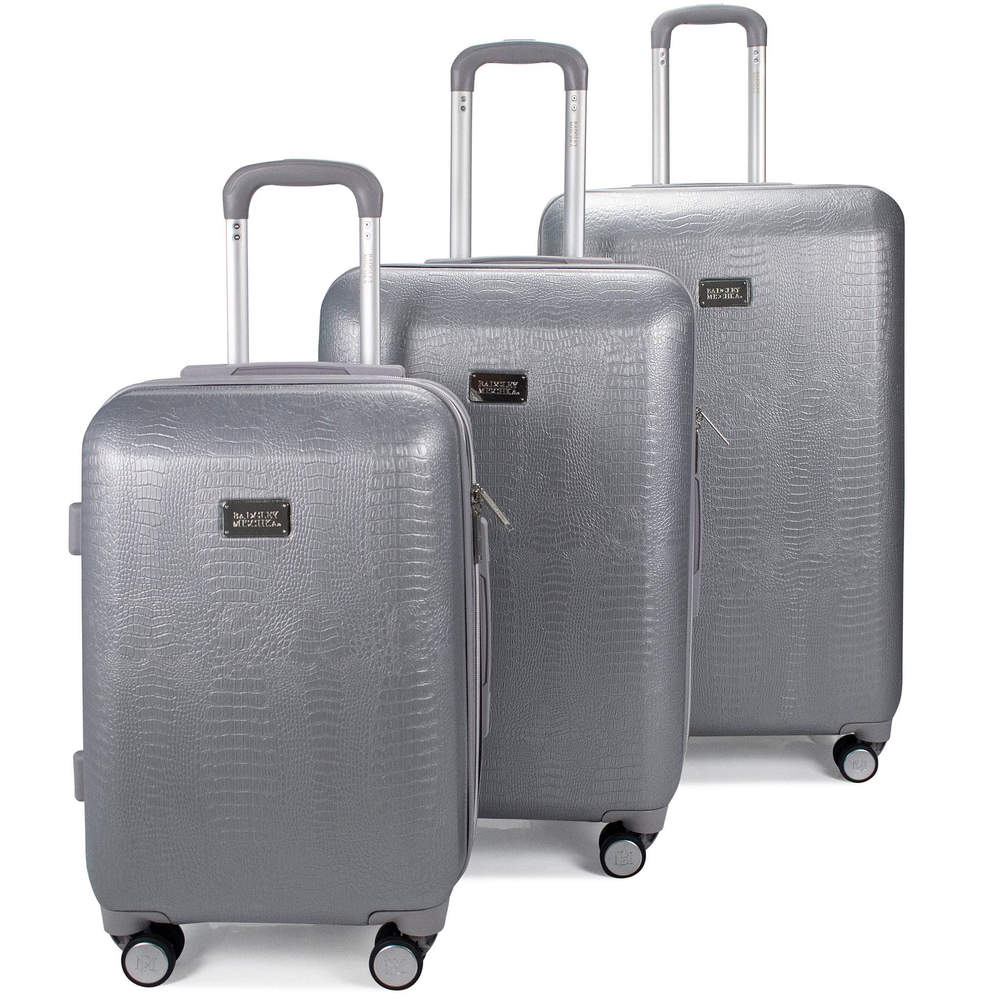 Foto 7 pulgar | Juego Expandible Luggage Badgley Mischka De Piel De Serpiente De 3 Piezas - Venta Internacional.