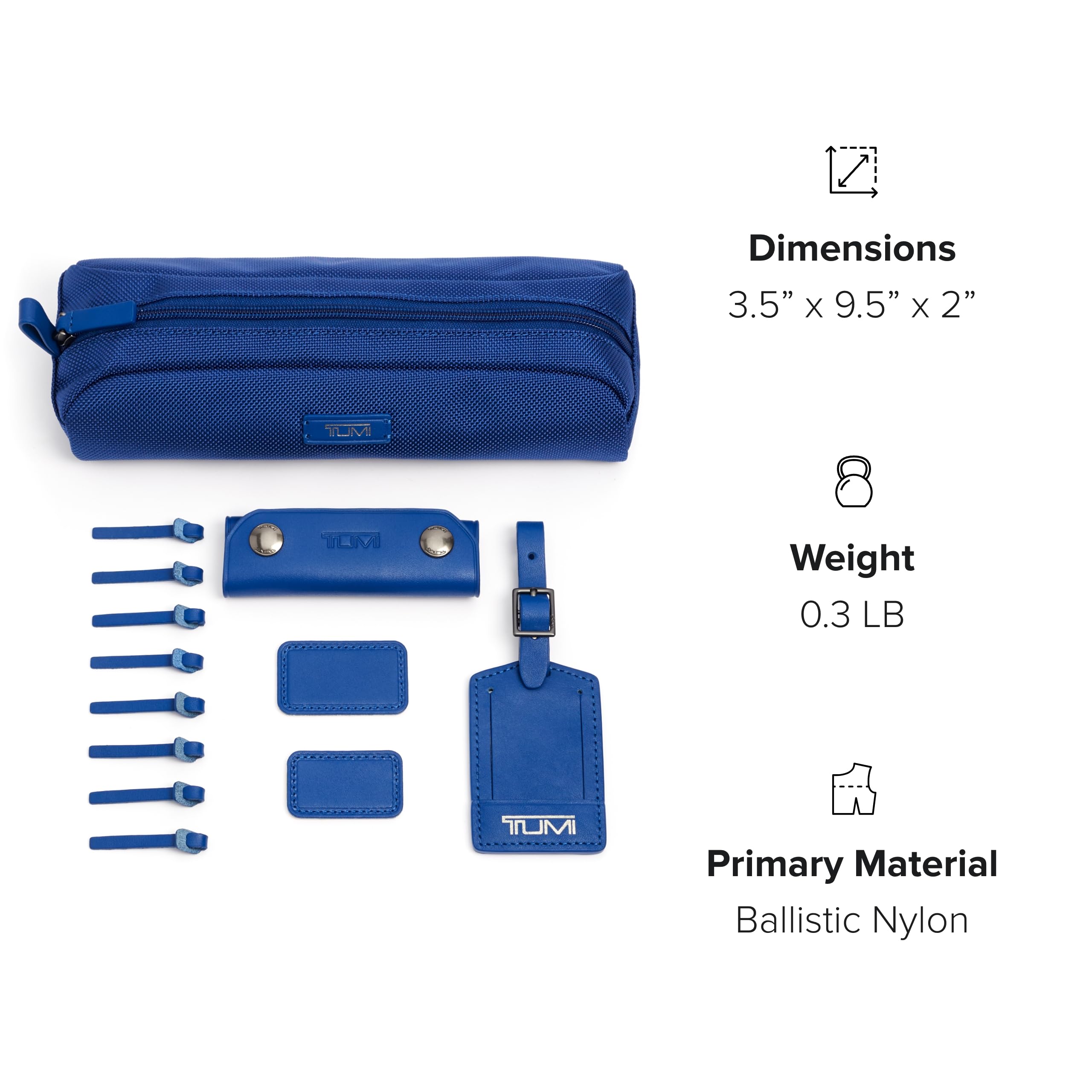 Foto 8 pulgar | Kit De Accesorios De Viaje Tumi Accents Con Parches De Piel Con Monogramas - Venta Internacional.