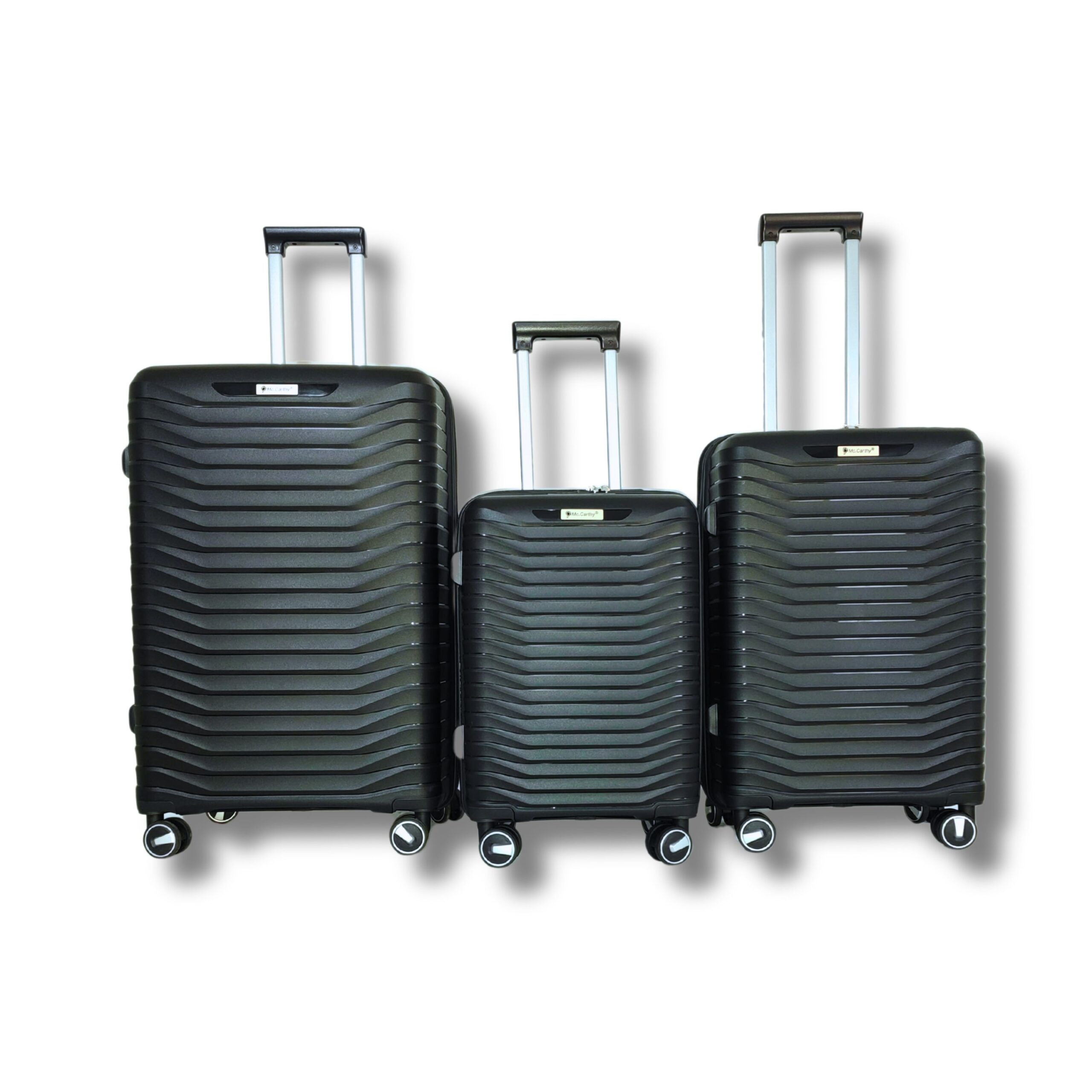 Foto 1 | Set  De 3 Maletas 18'',22'' Y 26'' Mccarthy  Modelo Spring-3 Negro