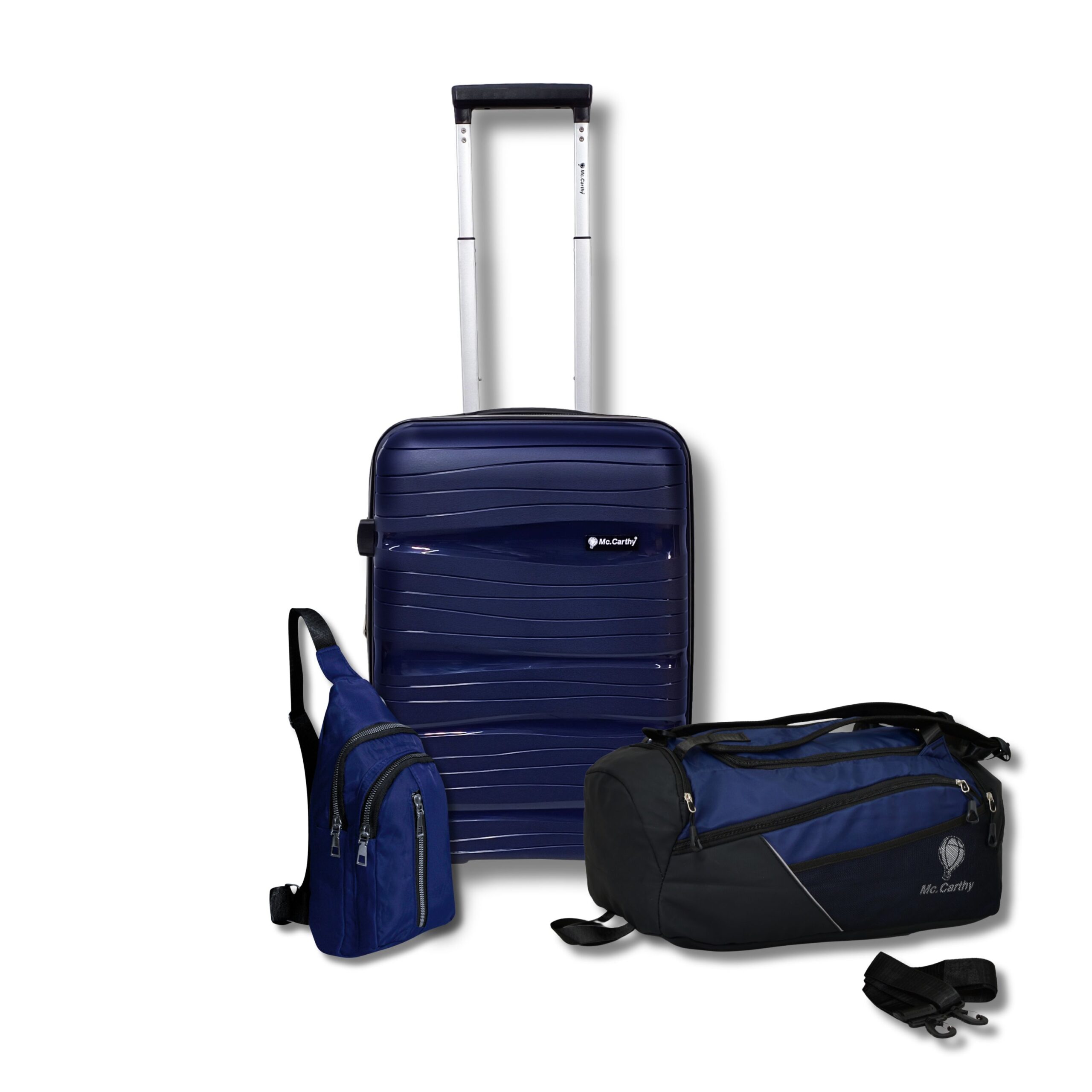 Combo De Viaje Mccarthy  Modelo Combo Storm Azul