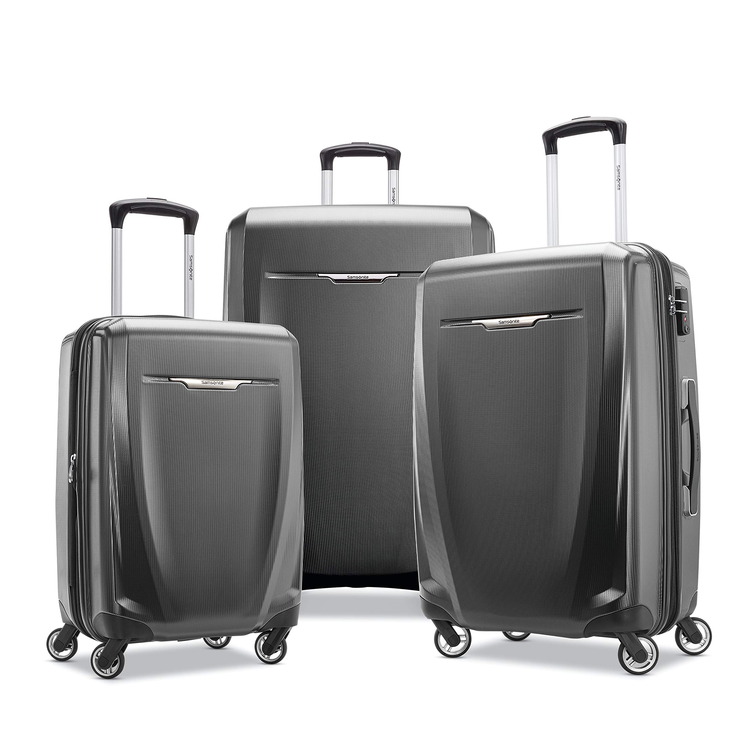 Juego De Equipaje Samsonite Winfield 3 Dlx Hardside, 3 Piezas, Grafito - Venta Internacional.