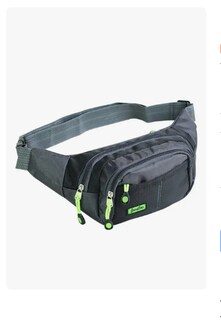 Foto 1 | 13-pulg Xtellar Cangurera Riñonera Deportiva Hombre Mujer Billetera Color Negro