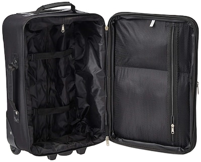 Foto 5 | Juego De Equipaje Rockland Fashion Softside Upright De 2 Piezas Negro - Venta Internacional.