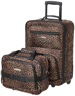Foto 1 | Juego De Equipaje Rockland Fashion Softside Upright Leopard De 2 Piezas - Venta Internacional.