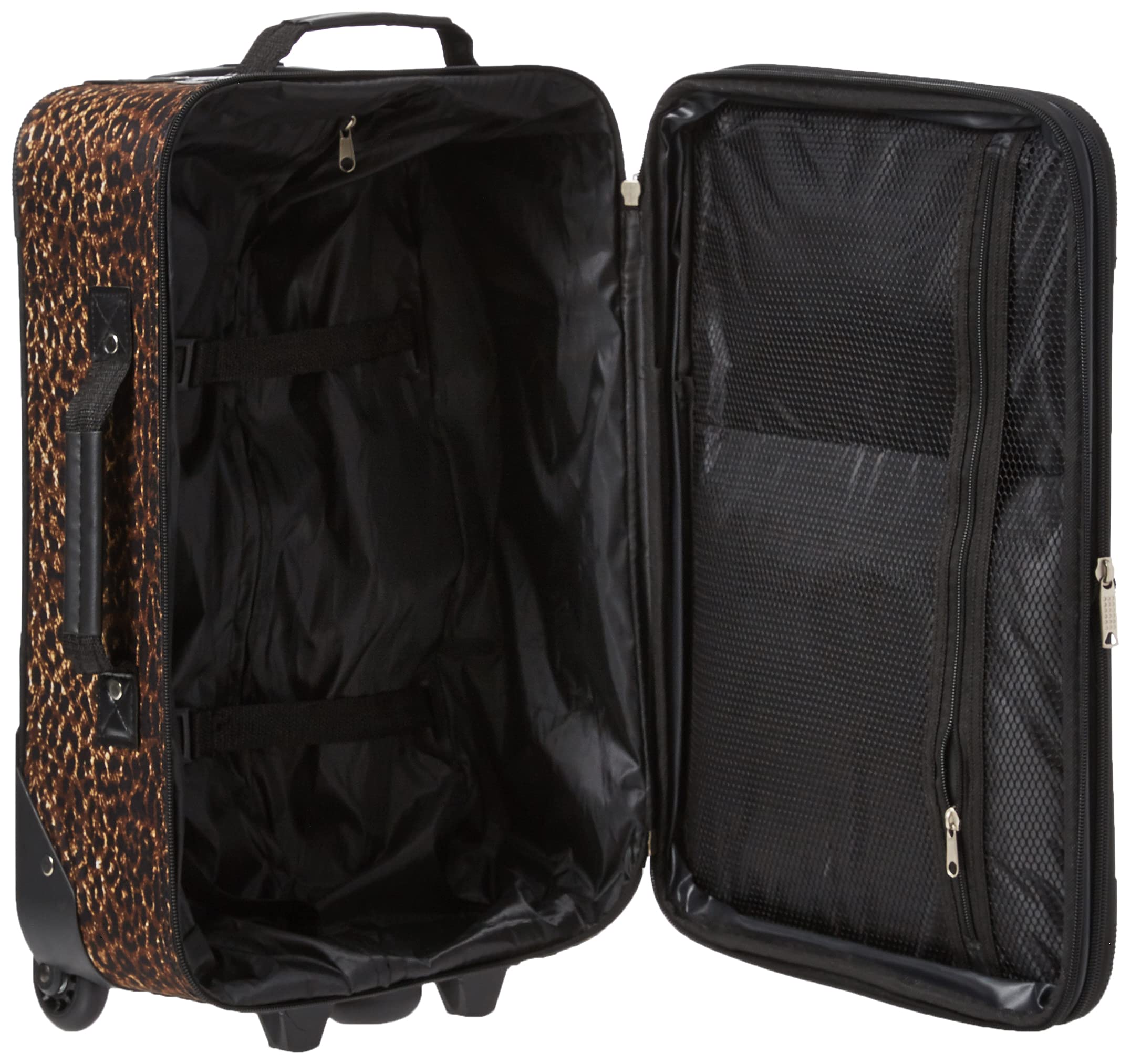 Foto 6 pulgar | Juego De Equipaje Rockland Fashion Softside Upright Leopard De 2 Piezas - Venta Internacional.