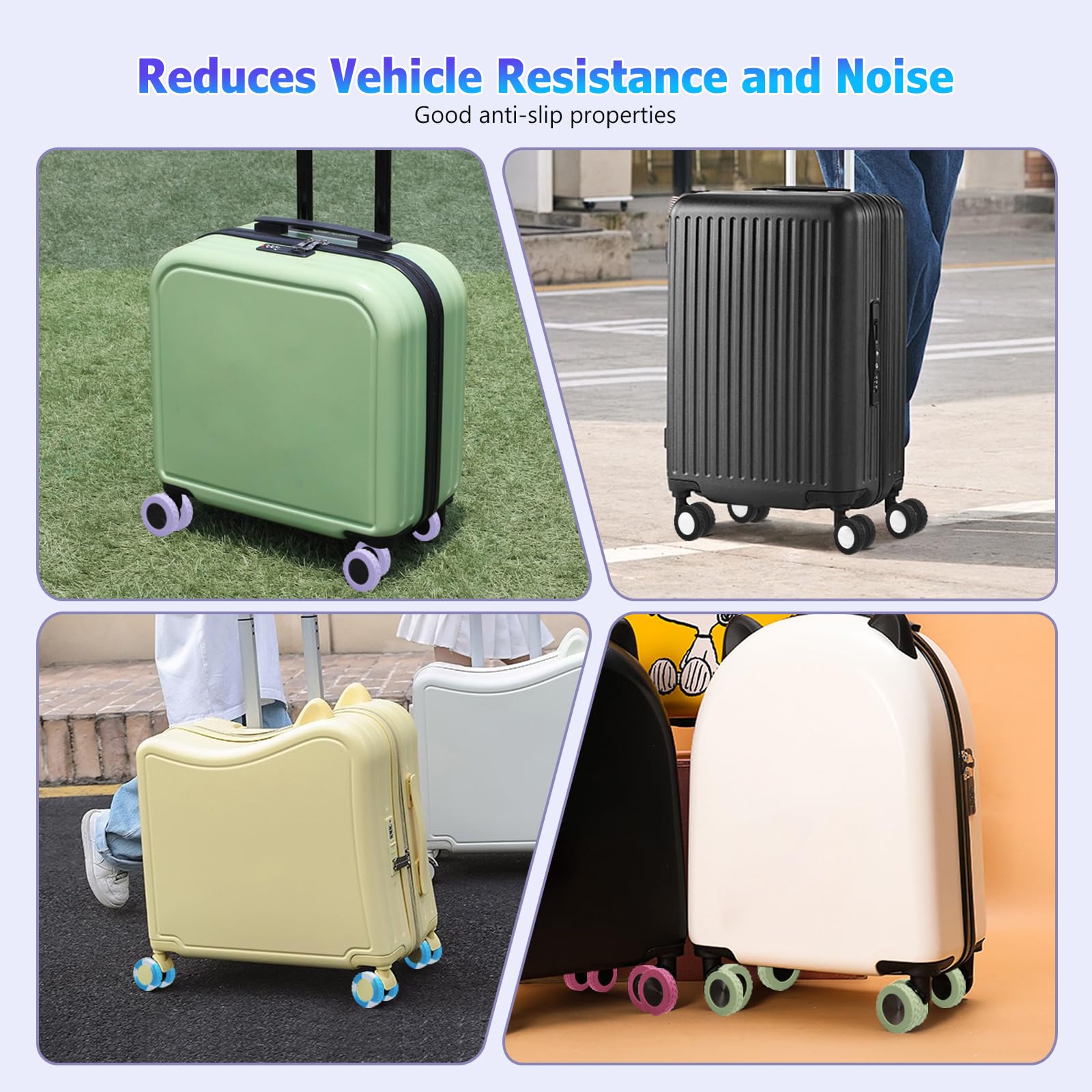 Foto 7 pulgar | Fundas De Equipaje De Silicona Umust Para Ruedas Giratorias De 5-6 Cm - Venta Internacional.