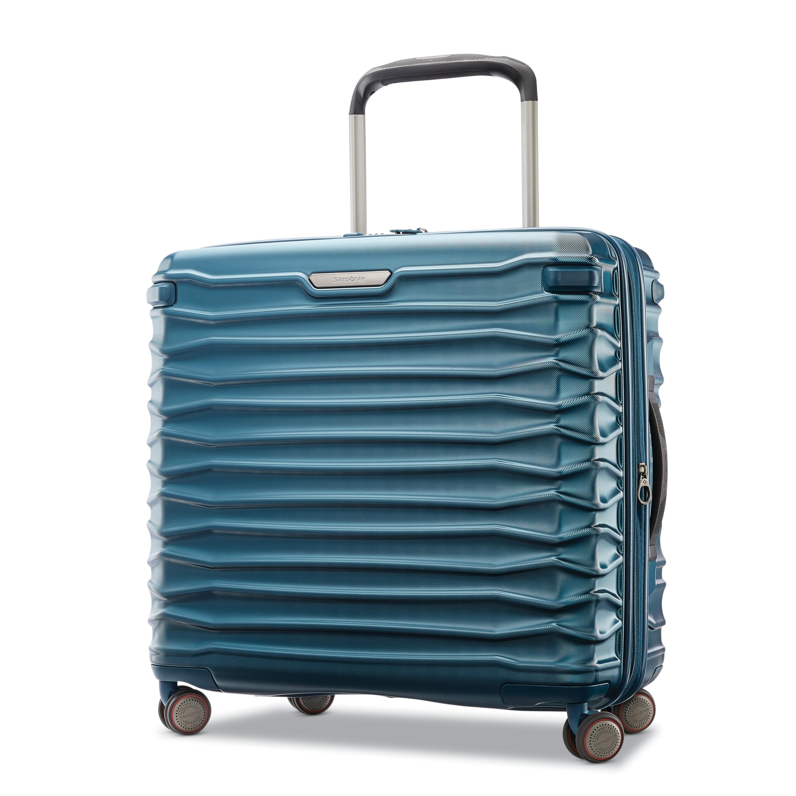 Equipaje Samsonite Stryde 2, Lado Duro, Expandible, Color Verde Azulado Medio - Venta Internacional.